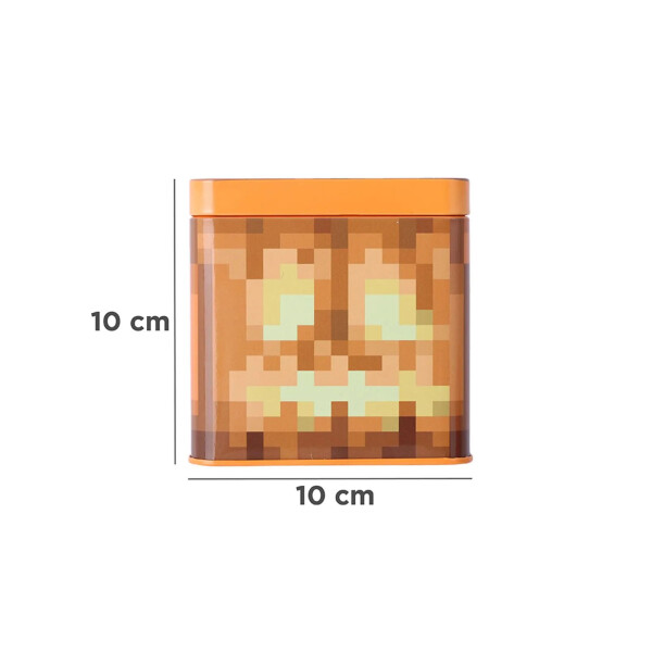 Organizador lata Minecraft calabaza