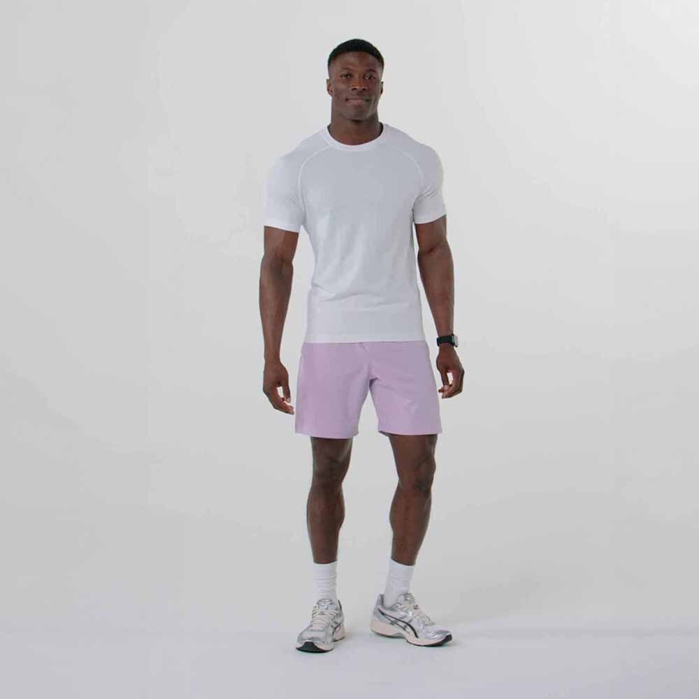 Polo Manga Corta Fit The Training Day Tee Hombre Classic White