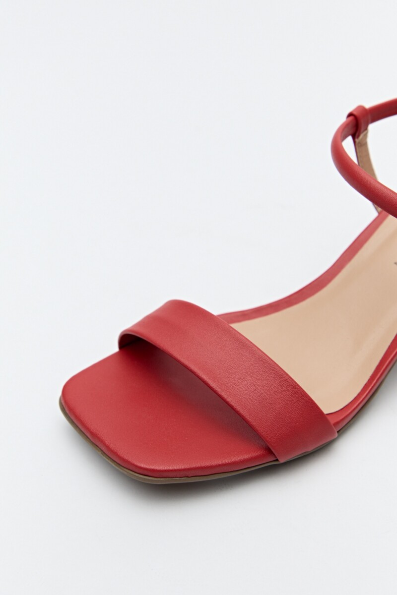 SANDALIA NINA Rojo