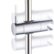 BARRAL DE DUCHA METAL DESLIZANTE BRILLO CROMO 70CM ACERO CROMO