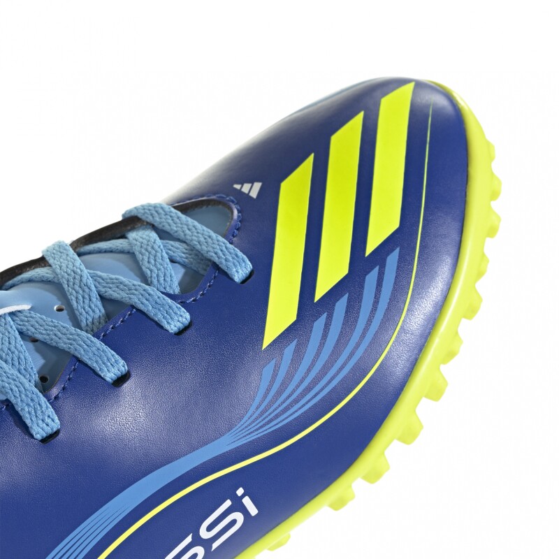 Championes adidas F50 Messi Club Césped artificial de niño Blue & Green