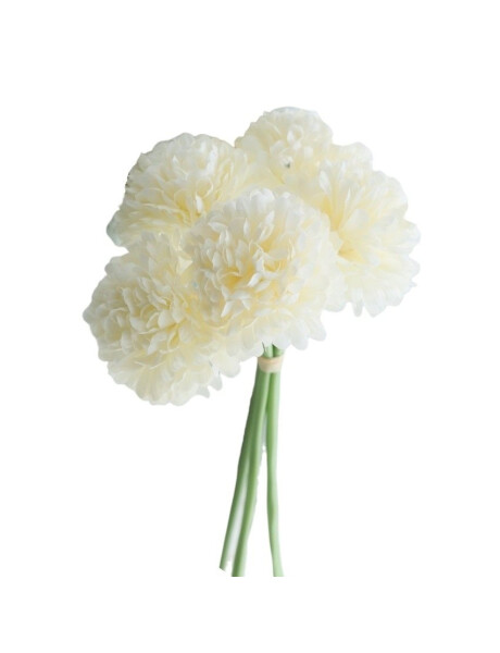 RAMO 5 FLORES ARTIFICIAL 23CM BLANCO RAMO 5 FLORES ARTIFICIAL 23CM BLANCO