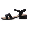 Sandalia Mujer Comfortflex Taco Bajo Negro