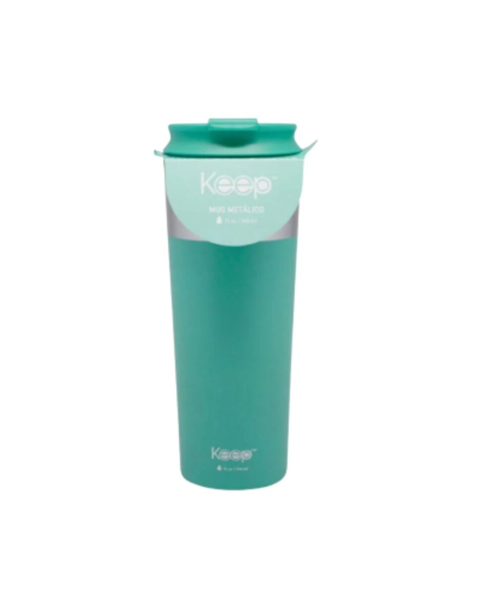 MUG METÁLICO KEEP - Aqua 