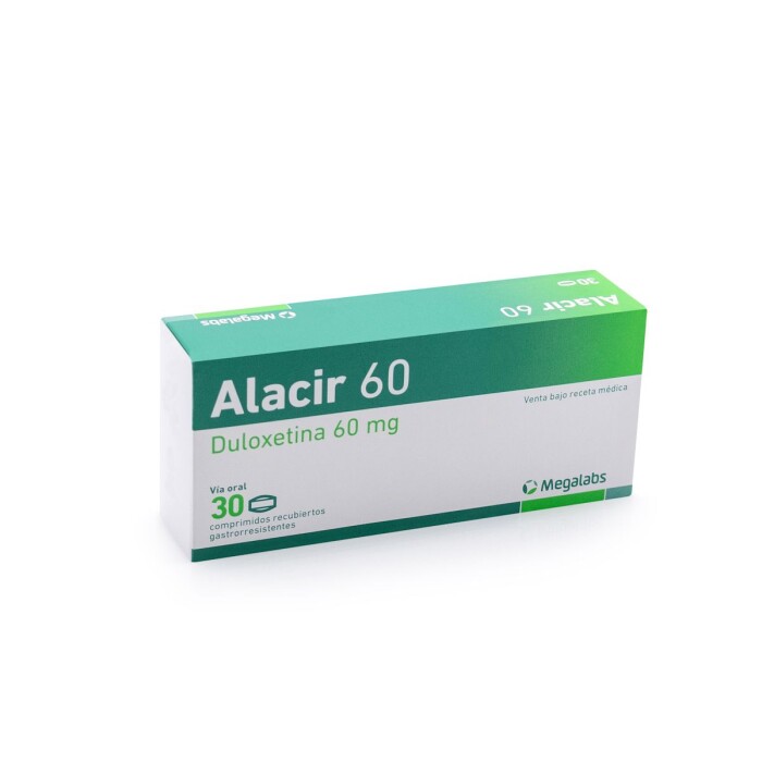 ALACIR 60 MG. CJ X 30 COMP. única