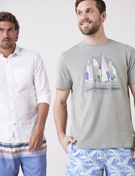 REMERA ESTAMPADA Verde