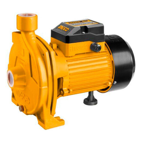 BOMBA CENTRIFUGA 1/2HP 370W INGCO 80L/MIN SUB 8MT NEGRO-NARANJA
