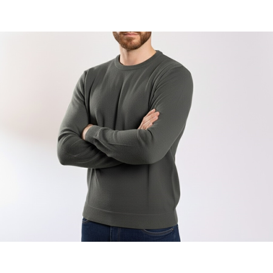 SNAKE SWEATER CHARCOAL