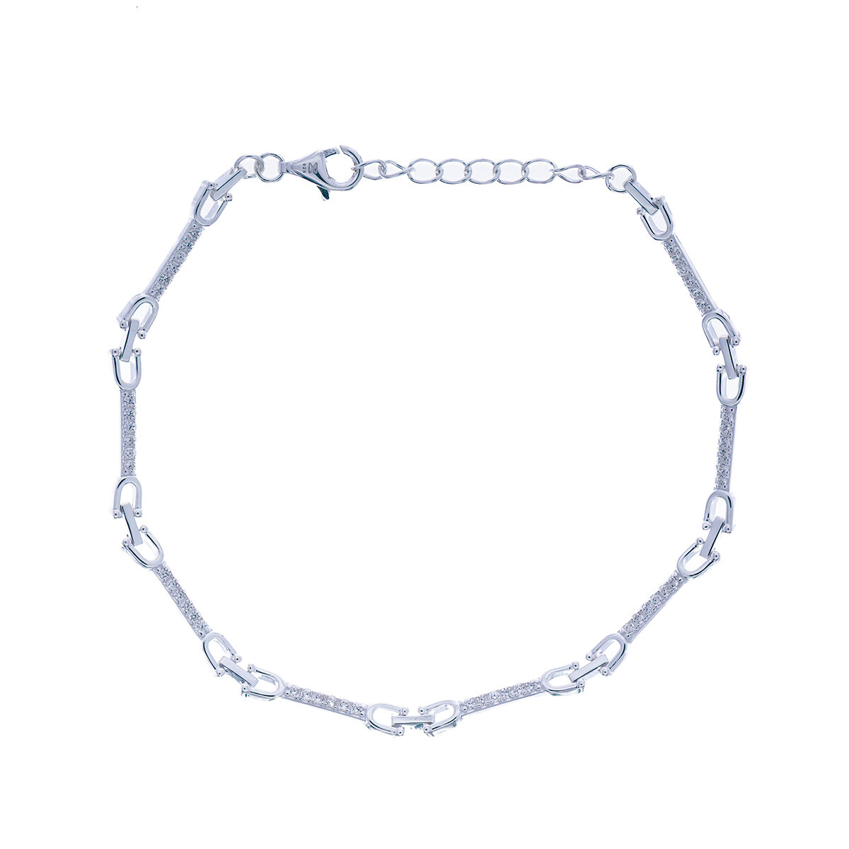 Pulsera de Plata 925 con circonias 