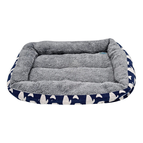 Cucha Cama Colchón Perro Mascota Gato 61 X 40 Rectangular Variante Ballenas