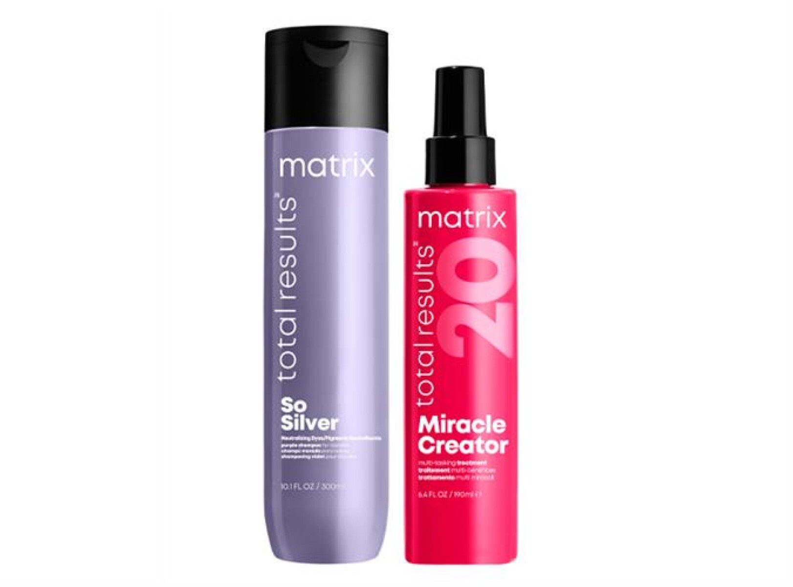 Matrix Pack So Silver Shampoo 300 ml + Miracle Creator 190 ml 