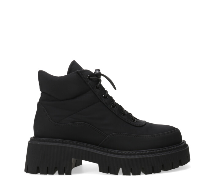 Botas de Mujer Miss Carol NANTU acordonada Negro