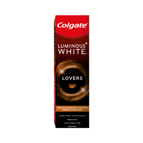 Pasta Dental Colgate Luminous White Lovers Café70 G Pasta Dental Colgate Luminous White Lovers Café70 G