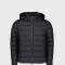 Herno-Chaqueta de nylon reversible rellena de plumas, Anorak Negro