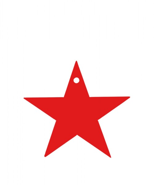 Tag estrella ROJO