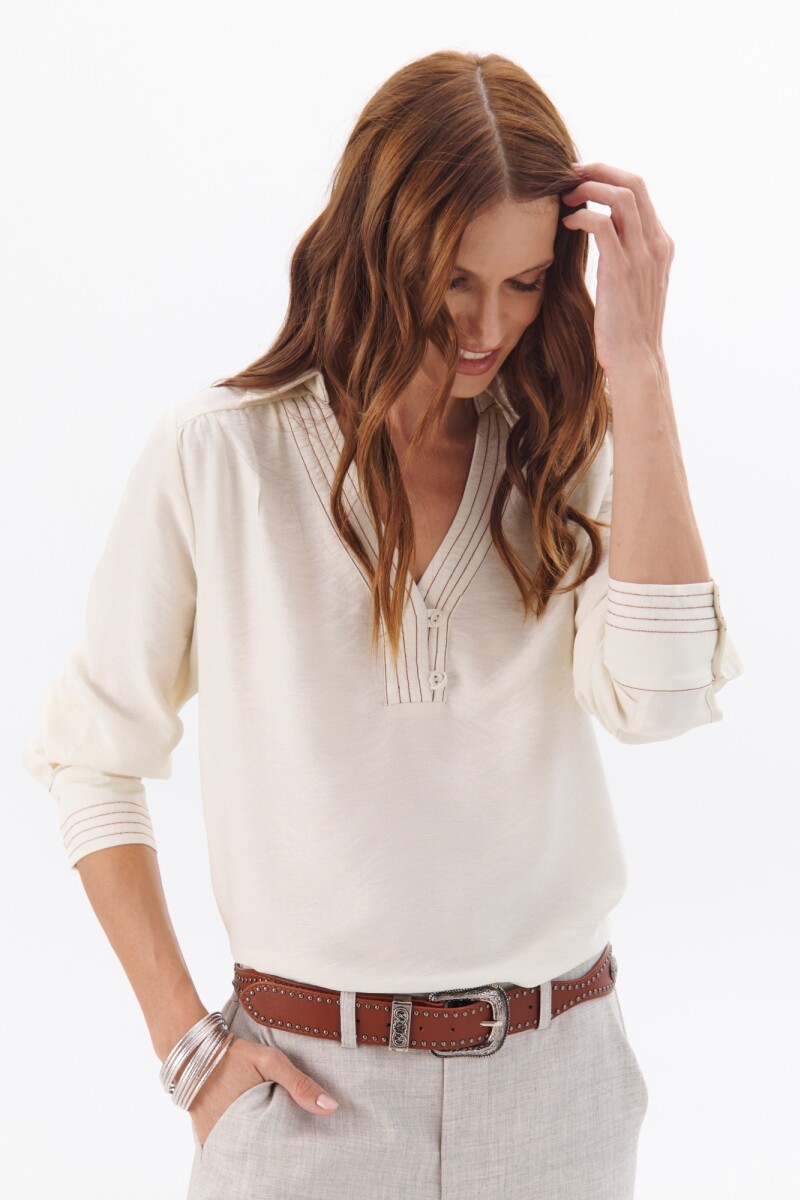 BLUSA ALICE NATURAL
