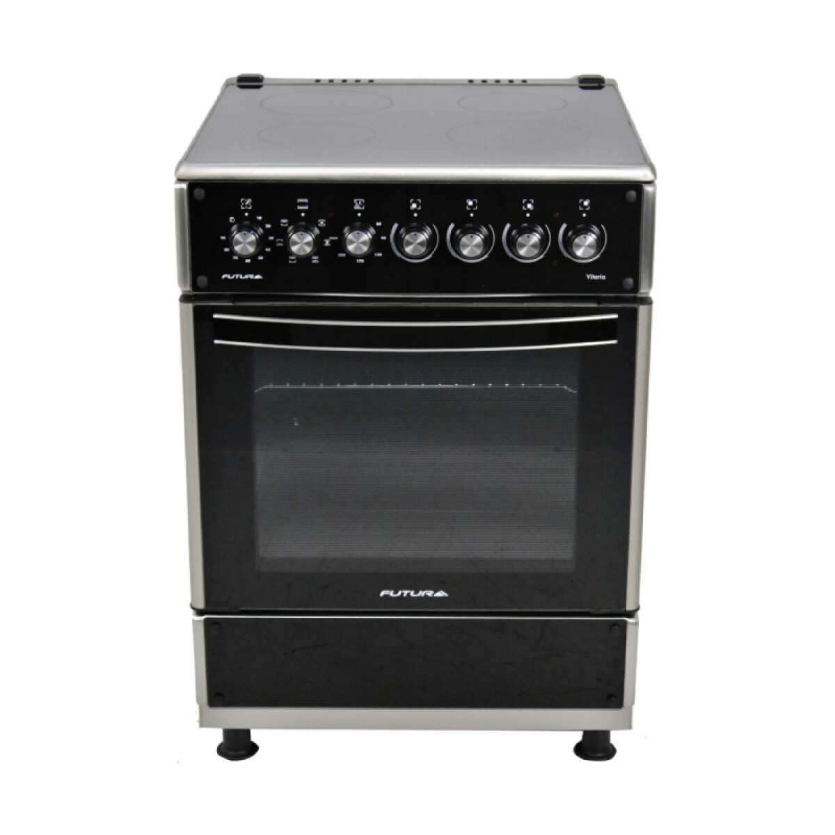 Cocina vitrocerámica FuturaPlus FUT-60VC4G Vitoria - negro 