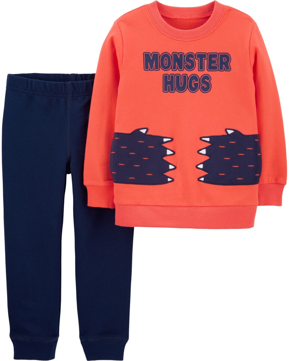 Set Dos Piezas Buzo "Monster Hugs" y Pantalón 