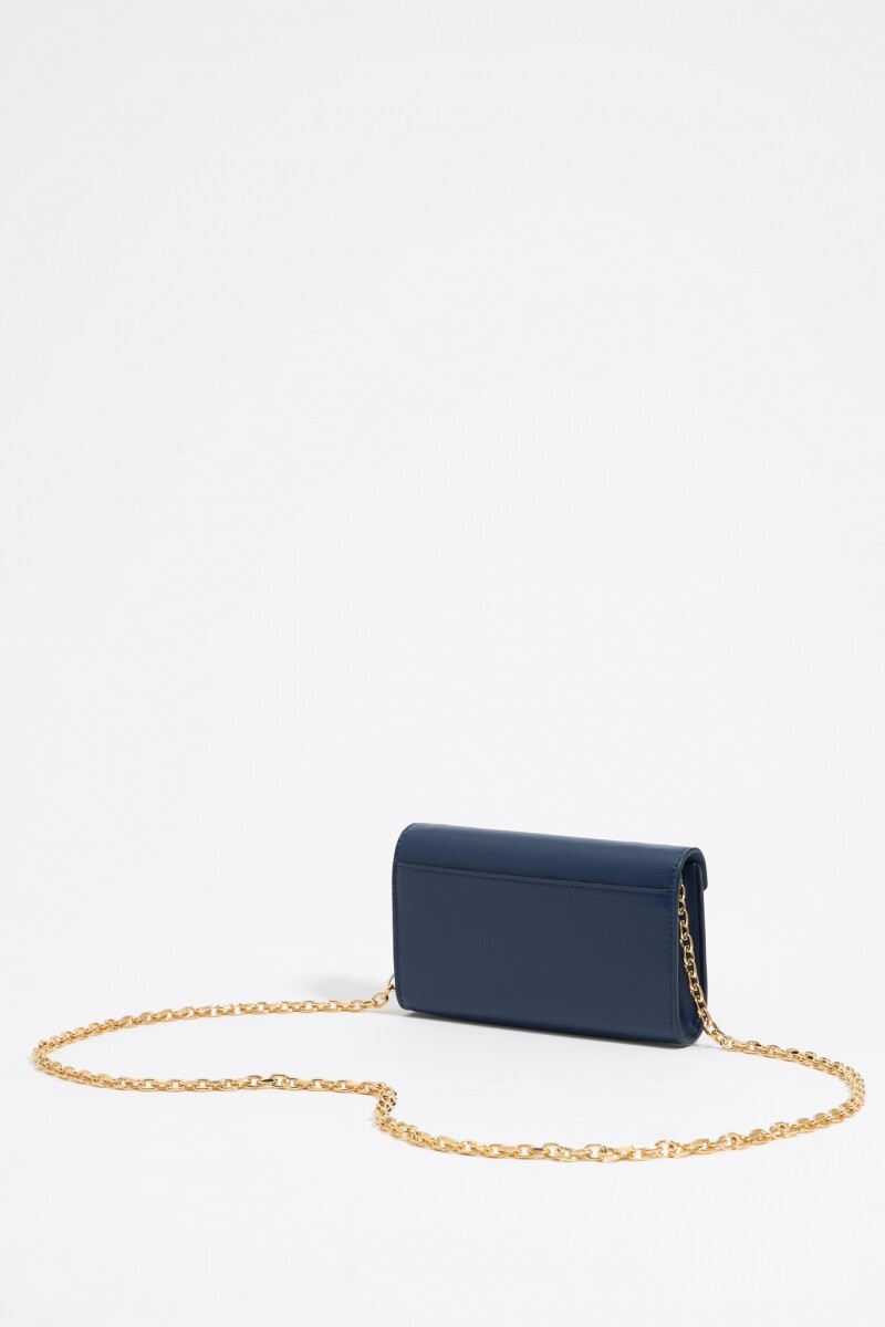 MINIBOLSO PIEL TINTA Azul