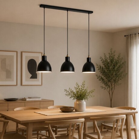ARTEFACTO COLGANTE DECORATIVO ALPHA X3 Lámpara Colgante Alpha X3 - Negro