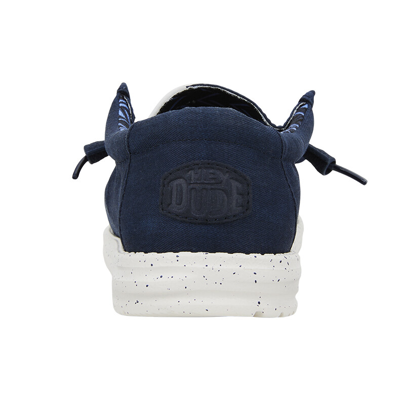 Calzado Hey Dude Wally Canvas Navy