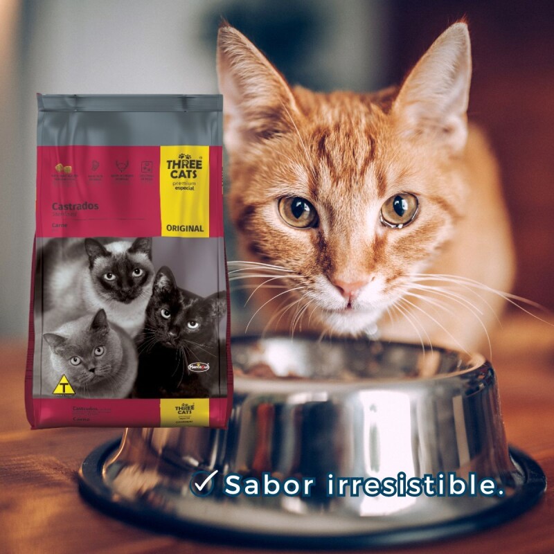 THREE CATS CASTRADOS 1 KG SUELTO THREE CATS CASTRADOS 1 KG SUELTO