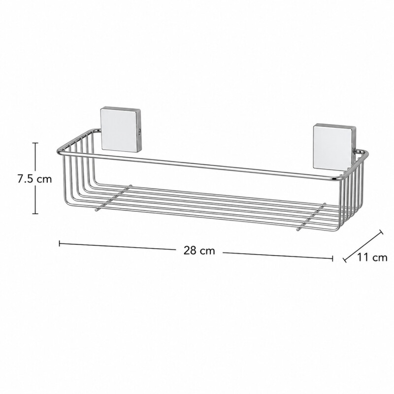 Organizador de Baño en Acero Inoxidable Future - Plata Organizador de Baño en Acero Inoxidable Future - Plata
