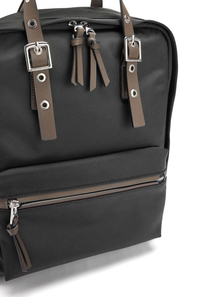 Mochila Para Portátil Hasta 14" De Nylon negro