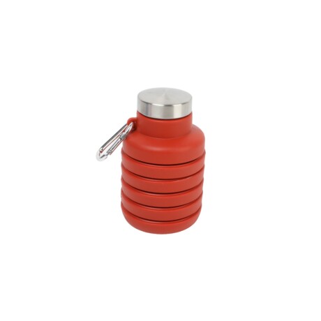 Botella plegable 500ml rojo