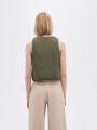 Tops Titik Verde Oliva Claro