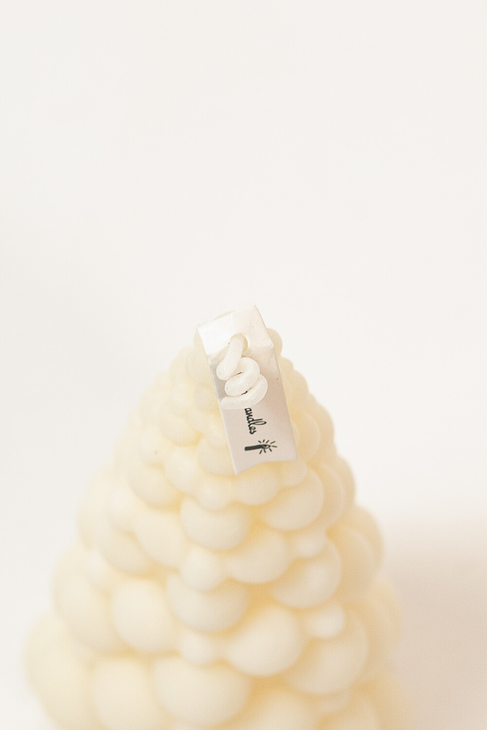 Vela árbol Nieve Color Unico