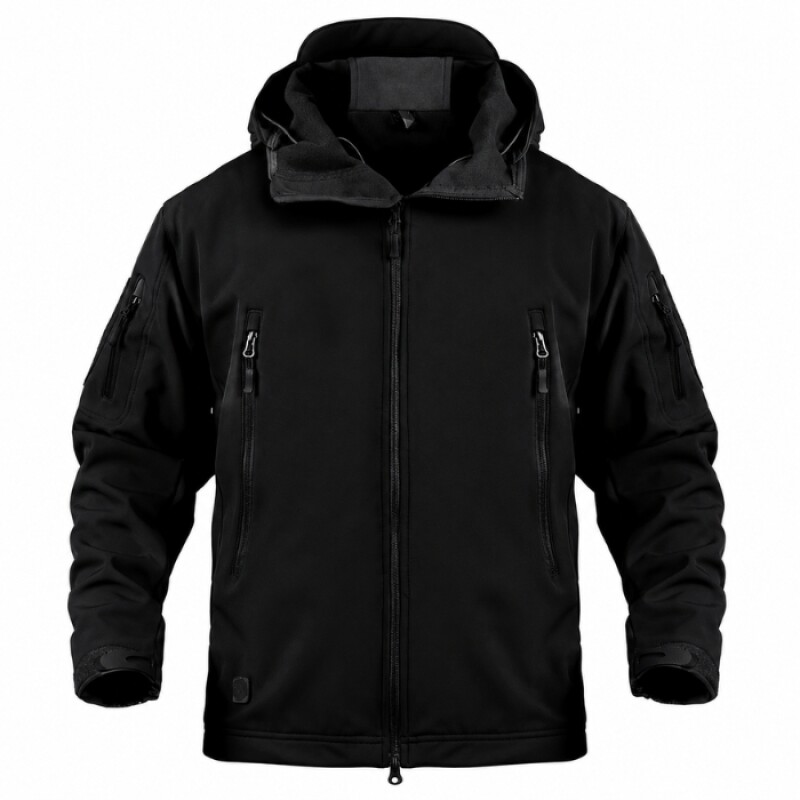 Campera Táctica en Neopreno Negro