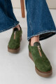 Zapato retro Verde