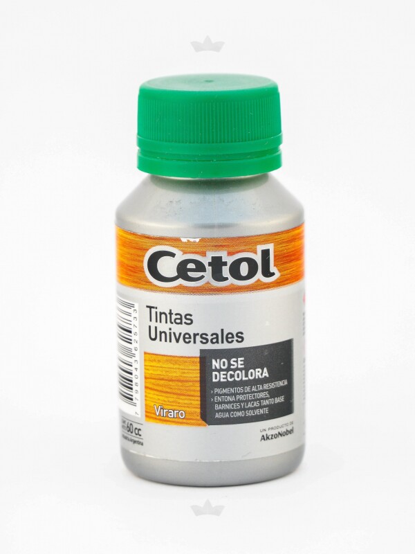 CETOL TINTA UNIVERSAL VIRARO 60 cc. N/A