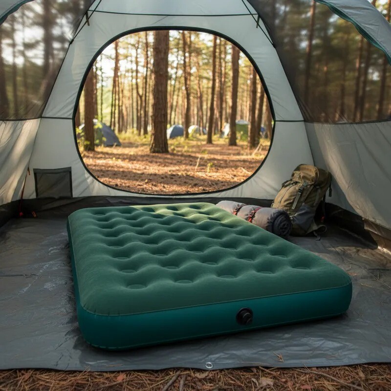 Colchón Inflable 2 Plazas Con Inflador Jilong Colchón Inflable 2 Plazas Con Inflador Jilong