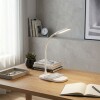 VELADOR DE ESCRITORIO CON CARGADOR INALAMBRICO 2W FLEXIBLE BLANCO VELADOR DE ESCRITORIO CON CARGADOR INALAMBRICO 2W FLEXIBLE BLANCO