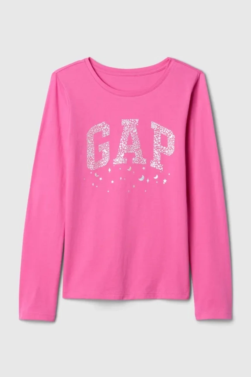 Remera Gràfico Manga Larga Niña Happy Pink