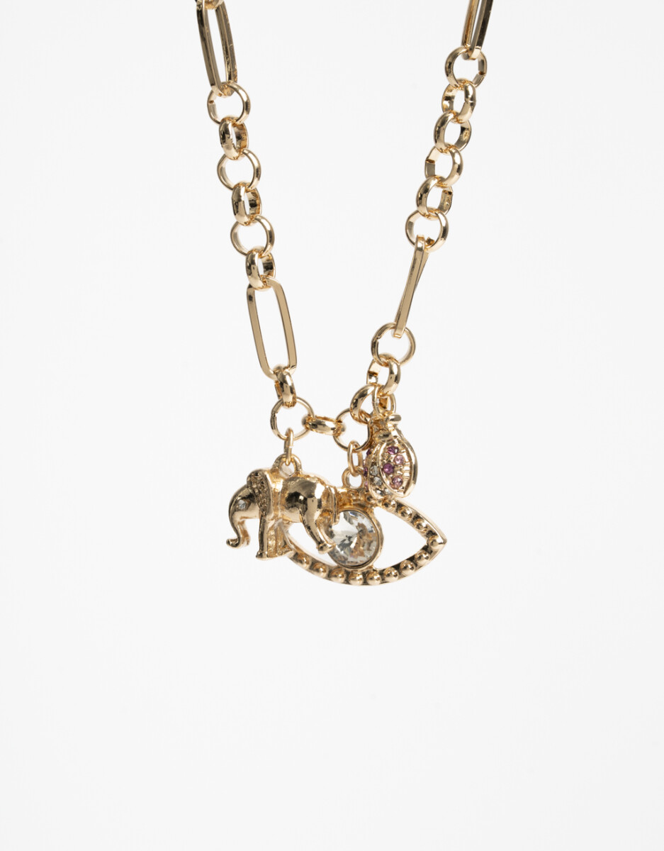 Collar Corto Dijes Lucky 