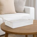 Canasto organizador linea Banco 39cm Blanco