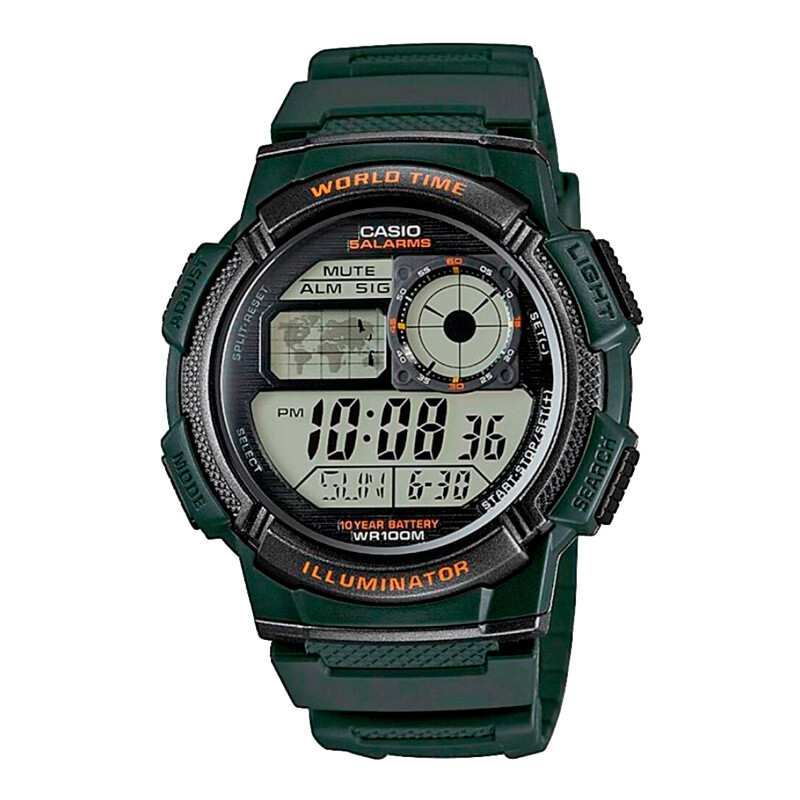 Reloj Casio Resina Digital Hombre AE-1000W 3AVDF