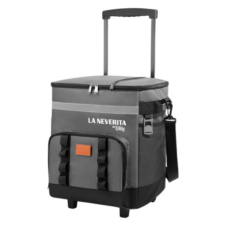 Conservadora Térmica 35l La Neverita Heladerita Carro Gris