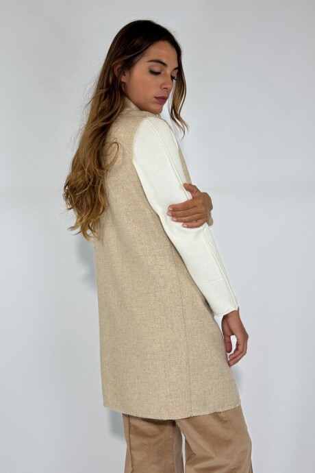 CHALECO MERINA Beige