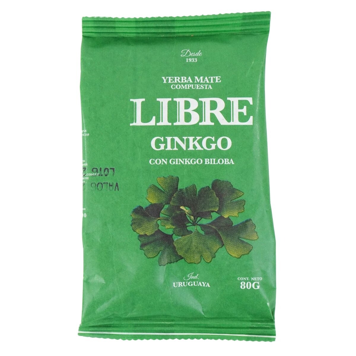 Yerba Libre 80g ginkgo 