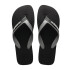 Sandalias de Hombre Havaianas Dual Negro - Gris Acero