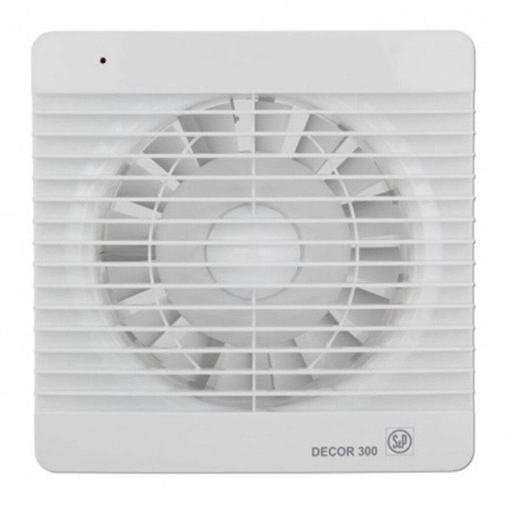 Extractor de aire p/baño y aseo DECOR 300C ELE03355