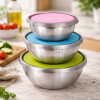 Set 3 bowls con tapa 12 14 y 16 cms BXH023 Set 3 bowls con tapa 12 14 y 16 cms BXH023