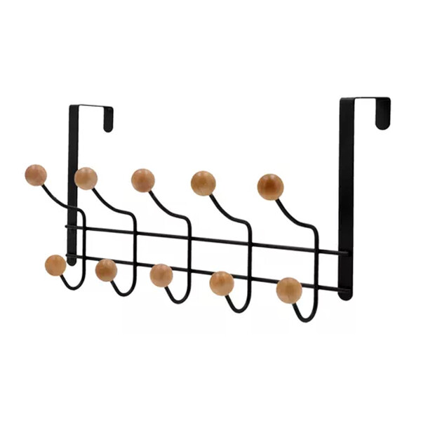 Perchero Para Puerta Organizador Moderno Acero Y Puntas Madera Percha Ropa 10 Ganchos Imback Perchero Para Puerta Organizador Moderno Acero Y Puntas Madera Percha Ropa 10 Ganchos Imback