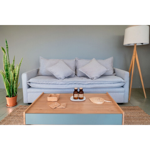 SOFA GENOVA 3 CUERPOS GRIS SOFA GENOVA 3 CUERPOS GRIS