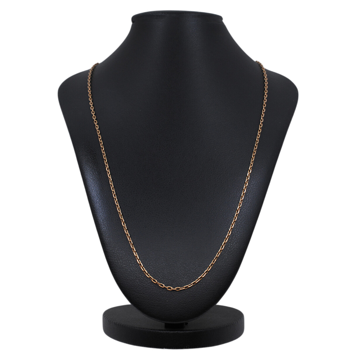 Cadena forcet en oro 18K rosa. Largo 51 cm 