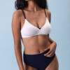Vedetina Gracia – Algodón suave con faja en cintura, calce delicado Azul